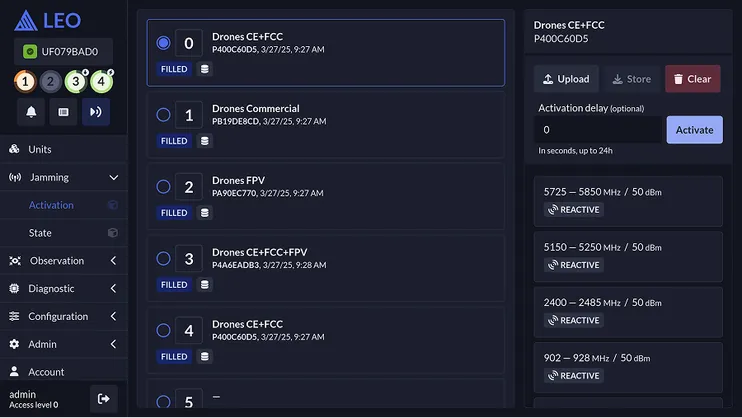 Leo application screenshot
